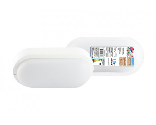 Светодиод. светильник LED ДПП 3801 18Вт 4000К IP65 белый овал 196*97*57 мм Народный - TM TDM Светодиод. светильник LED ДПП 3801 18Вт 4000К IP65 белый овал 196*97*57 мм Народный - TM TDM