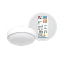 Светодиод. светильник LED ДПП 3901 12Вт 6500К IP65 белый круг 155*62 мм Народный - TM TDM Светодиод. светильник LED ДПП 3901 12Вт 6500К IP65 белый круг 155*62 мм Народный - TM TDM