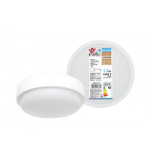 Светодиод. светильник LED ДПП 3901 12Вт 6500К IP65 белый круг 155*62 мм Народный - TM TDM