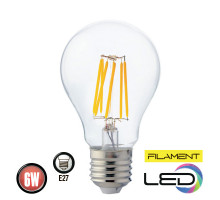 Светодиодная лампа Filament светодиод. нить 6W Е27 4200К 400Lm 220-240V