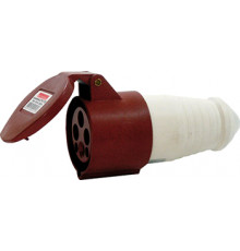 Сил. розетка переносная (корпус термост. самозатух. ПВХ) e.socket.pro.4.32, 4п., 380В, 32А (224)