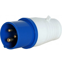 Силовая вилка переносная (корпус термостойкий самозатух. ПВХ) e.plug.pro.3.16, 3п., 220В, 16А (013