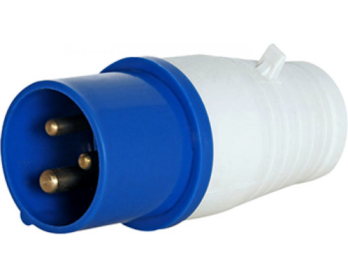Силовая вилка переносная (корпус термостойкий самозатух. ПВХ) e.plug.pro.3.32, 3п., 220В, 32А (023)