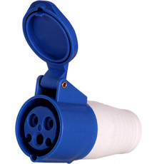 Силовая розетка переносная e.socket.223.32.67, 3п., 230В, 32А, IP 67