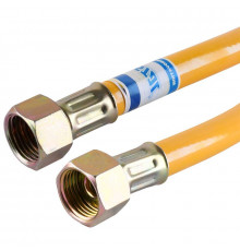 Газовый шланг ВВ M1/2" - М1/2" 1200мм, с полиэфирной нитью ТМ Waterstal