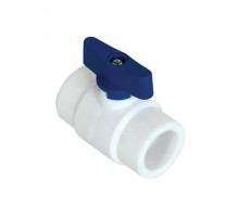 Кран шаровой МИНИ неполнопроходной D25* синяя ручка (15; 150) ТМ Valfex