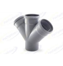 Крестовина кан. PP 110/110/110 *45° (8 шт)