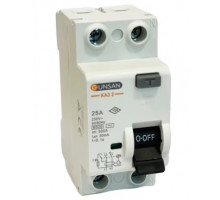 Устройство защитного отключения однополюсный УЗО 1P+N ном. ток. 25А  (240V) - 30MA