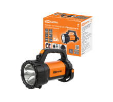 Фонарь светодиод. "Прожектор 6", 5 Вт LED+10 SMD+9 SMD, 400 лм, 3,7 В 2x18650 2,4 А*ч, USB - TM TDM