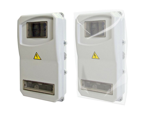 Щит учетно распред.пластик. ЩУРН-П-1ф/3ф(494х300х135) пластик IP54 (DIN рейка на 12автом.), TM TDM