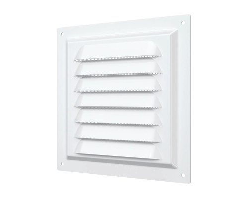 Решетка вентиляционная вытяжная стальная с покрытием полимерной эмалью 150мм х 150мм - ТМ VE