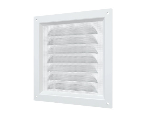 Решетка вентиляционная вытяжная стальная с покрытием полимерной эмалью 150мм х 150мм - ТМ VE