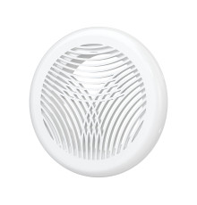 Решетка вентиляционная Круглая разъемная D143мм приточно-вытяжная пластик с фланцем D100мм - TM VE