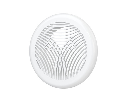 Решетка вентиляционная Круглая разъемная D143мм приточно-вытяжная пластик с фланцем D100мм - TM VE