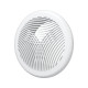 Решетка вентиляционная Круглая разъемная D164мм приточно-вытяжная пластик с фланцем D120мм - TM VE