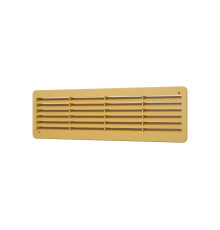 Решетка вентиляционная переточная пластик 450мм х 131мм, беж. - ТМ VE