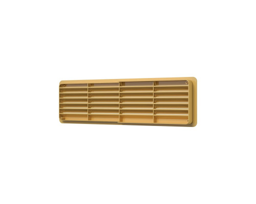 Решетка вентиляционная переточная пластик 450мм х 131мм, беж. - ТМ VE