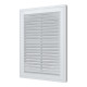 Решетка вентиляционная разъемная вытяжная с сеткой АБС 150мм х 200мм, бел. - ТМ VE