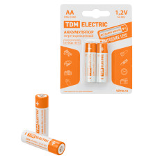 Аккумулятор AA-2300mAh Ni-MH BP-2 (уп.2шт) - TDM