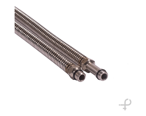 Металлогофра Flex M10-1/2*90 см длинный нипель KAS Металлогофра Flex M10-1/2*90 см длинный нипель KAS
