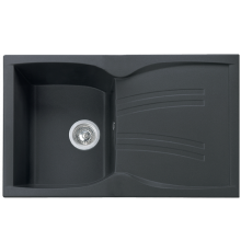 Мойка гранитная ЛЕН 782х495мм; чаша 340х440мм, глубина 220мм (в комплекте с сифоном) - ТМ Юкинокс