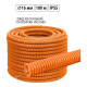 Труба гофр.ПНД d16 с зондом (100 м) легкая оранжевая (уп.100м.п.) - ТМ TDM