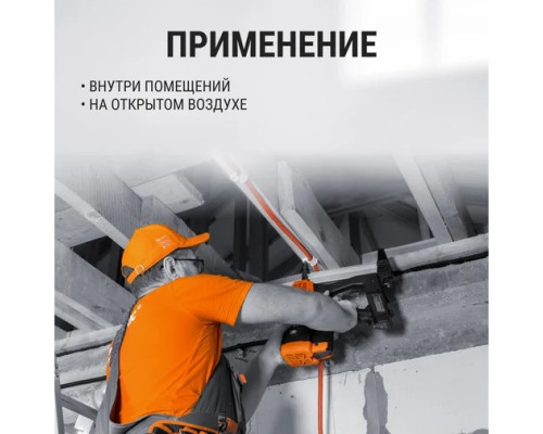 Труба гофр.ПНД d16 с зондом (100 м) легкая оранжевая (уп.100м.п.) - ТМ TDM