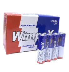 Элементы питания LR6 AA Alkaline 1,5V BP-4 (уп.40шт) - TM Wimpex