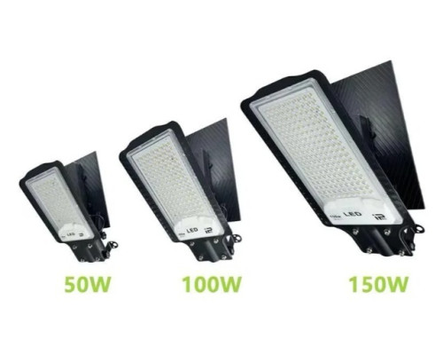 Светильник на солнечной батарее уличный 50W 6500K 1000LM 5000mAH Серый - TM TIR