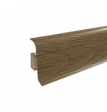 Плинтус ПВХ 56мм 135 Дуб леонский 2,5м (уп.40шт) - ТМ RicoLeo