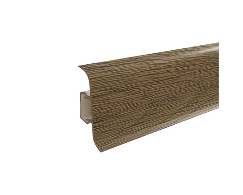 Плинтус ПВХ 56мм 135 Дуб леонский 2,5м (уп.40шт) - ТМ RicoLeo