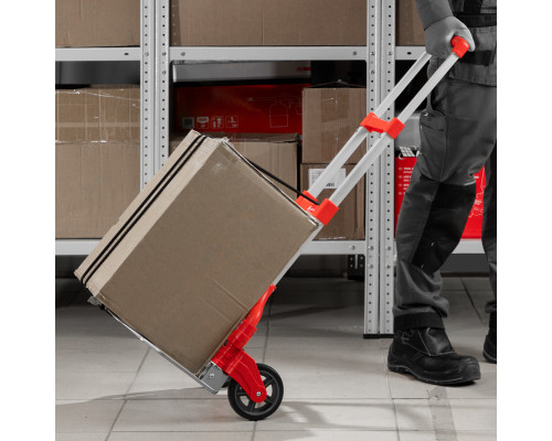 Тележка хоз-ная, складная, 2колеса, алюм. каркас, грузоподъем. 80кг - TM MTX