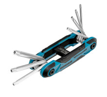 Набор ключей имбусовых Tamper-Torx складные, 8шт - TM Gross