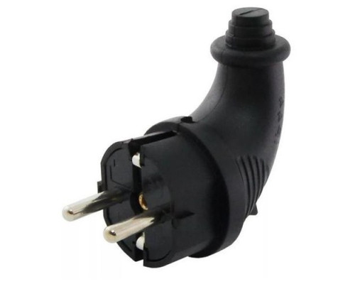 Вилка угловая каучук 2Р+РЕ 16А 250В IP44 - TM TIR