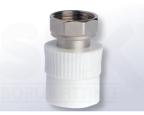 Муфта с накидной гайкой D 20х1/2 * (5; 200) ТМ SPK Муфта с накидной гайкой D 20х1/2 * (5; 200) ТМ SPK