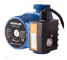 Насос циркуляционный WOMAR 25/60/130 (гайки+кабель с вилкой)
