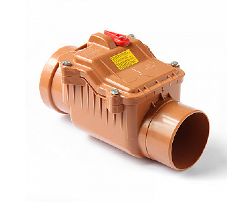 Обратный  клапан Ø 160 для наруж. канализации