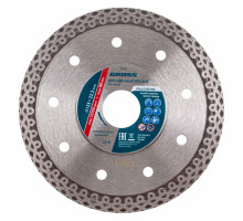 Диск алмазн. 125 х 1,2 х 22.2мм, тонкий, сплошной (Jaguar), сухая резка - ТМ Gross