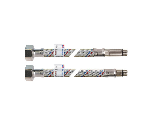 Подводка для смесителя 80см 1/2"В, в алюминиевой оплетке, дл.+кор. игла, MPN 18212 Подводка для смесителя 80см 1/2"В, в алюминиевой оплетке, дл.+кор. игла, MPN 18212