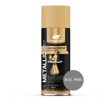 Спрей-краска акриловая METALLIC effect (400мл) RAL 9006 бело-алюминиевый Спрей-краска акриловая METALLIC effect (400мл) RAL 9006 бело-алюминиевый