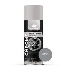 Спрей-краска акриловая SUPER CHROME (400мл) хромированое серебро PANTONE 877C