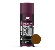 Спрей-краска акриловая молотковая HAMMER SPRAY (400мл) короичневый