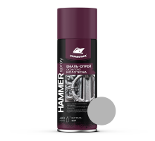 Спрей-краска акриловая молотковая HAMMER SPRAY (400мл) серебро