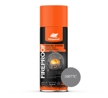 Спрей-краска акриловая термостойкая FIREPROOF (400мл) PANTONE 10077C серебро