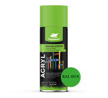 Спрей-краска акриловая универсальная ACRYL SPRAY (400мл) RAL 6018 желто-зеленый