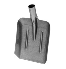 Лопата совковая 330х375мм, с ребрами жесткости, нерж сталь, без черенка - ТМ Palisad