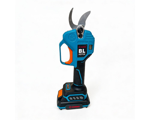Секатор садовый аккум-ный Li-Ion, 21V, 2x2Ah, 30mm - TM Hammer