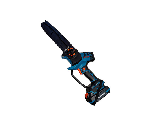 Пила цепная-мини аккум-ая Li-Ion, 21V, 2x2Ah, 200mm - TM Hammer