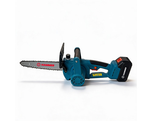 Пила цепная-мини аккум-ая Li-Ion, 21V, 1x4Ah, 300mm - TM Hammer