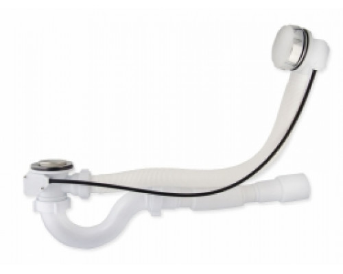 Сифон В1050ПА для ванны 1 1/2"/40 мм прямоточный, полуавтомат - ТМ Kronoplast Сифон В1050ПА для ванны 1 1/2"/40 мм прямоточный, полуавтомат - ТМ Kronoplast